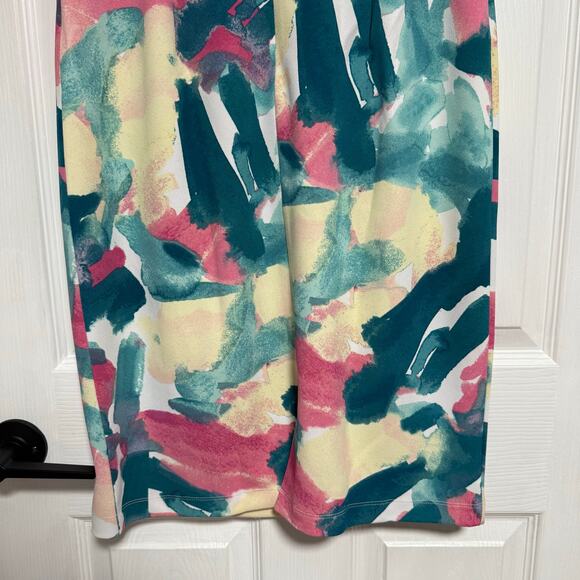 Apt.9 New Women's Abstract Sleeveless Sheath Dress Size 8 - Picture 14 of 14